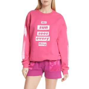 NWT Paradised Sun Sees Everything Sweatshirt Top